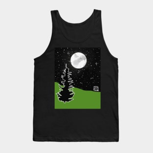 Pine Tree Moon Tank Top